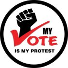 MY VOTE IS MY PROTEST