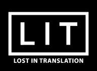 LIT LOST IN TRANSLATION