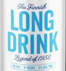 THE FINNISH LONG DRINK LEGEND OF 1952 99 CAL. 0 SUGAR 5% ALC./VOL.