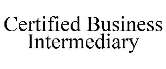 CERTIFIED BUSINESS INTERMEDIARY