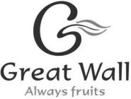 G GREAT WALL ALWAYS FRUITS