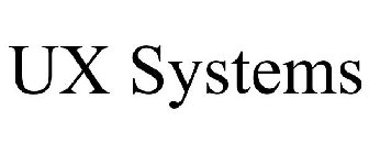 UX SYSTEMS