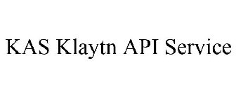 KAS KLAYTN API SERVICE