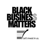 BLACK BUSINES$ MATTERS LET'S INVEST IN US.