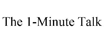 THE 1-MINUTE TALK