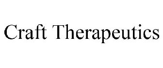 CRAFT THERAPEUTICS