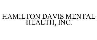 HAMILTON DAVIS MENTAL HEALTH, INC.