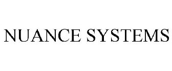 NUANCE SYSTEMS