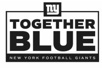 NY TOGETHER BLUE NEW YORK FOOTBALL GIANTS