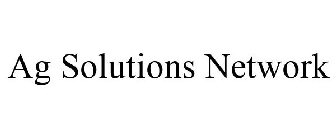 AG SOLUTIONS NETWORK