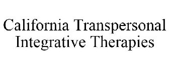CALIFORNIA TRANSPERSONAL INTEGRATIVE THERAPIES