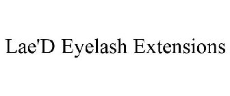 LAE'D EYELASH EXTENSIONS