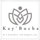 KAY'BUCHA TO A HEALTHIER AND HAPPIER YOU