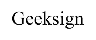 GEEKSIGN