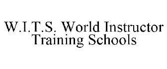 W.I.T.S. WORLD INSTRUCTOR TRAINING SCHOOLS