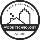 HOME & OFFICE PRODUCTS WOOD TECHNOLOGY EST. 1978