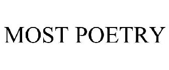 MOST POETRY