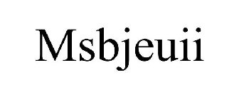 MSBJEUII