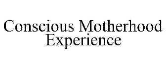 CONSCIOUS MOTHERHOOD EXPERIENCE