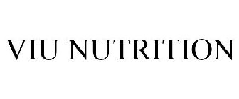 VIU NUTRITION