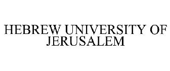 HEBREW UNIVERSITY OF JERUSALEM
