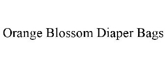 ORANGE BLOSSOM DIAPER BAGS