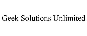 GEEK SOLUTIONS UNLIMITED