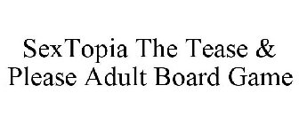 SEXTOPIA THE TEASE & PLEASE ADULT BOARD GAME