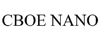 CBOE NANO