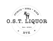 SPIRITS * BEER * WINE O.S.T. LIQUOR EST. 2020 HTX