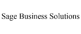 SAGE BUSINESS SOLUTIONS