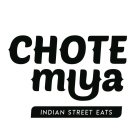CHOTE MIYA INDIAN STREET EATS