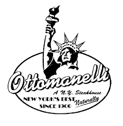 OTTOMANELLI A N.Y. STEAKHOUSE NEW YORK'S BEST SINCE 1900 NATURALLY