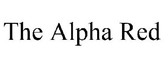THE ALPHA RED