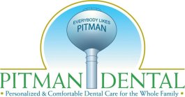 PITMAN DENTAL EVERYBODY LIKES PITMAN PERSONALIZED & COMFORTABLE DENTAL CARE FOR THE WHOLE FAMILY
