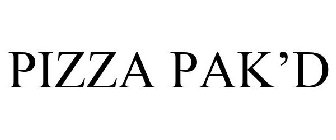 PIZZA PAK'D