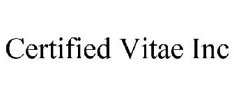 CERTIFIED VITAE INC