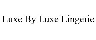 LUXE BY LUXE LINGERIE
