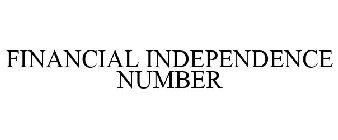 FINANCIAL INDEPENDENCE NUMBER
