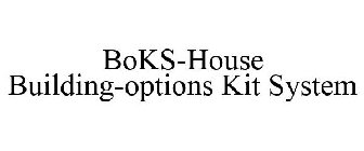 BOKS-HOUSE BUILDING-OPTIONS KIT SYSTEM