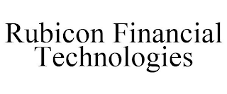 RUBICON FINANCIAL TECHNOLOGIES