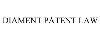 DIAMENT PATENT LAW