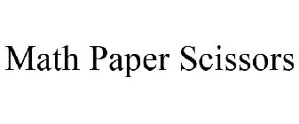 MATH PAPER SCISSORS