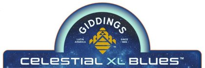 GIDDINGS LATIN AMERICA SINCE 1985 CELESTIAL XL BLUES