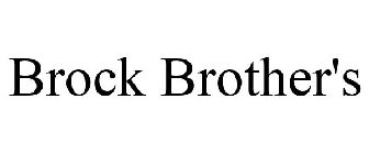 BROCK BROTHER'S