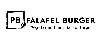 PB FALAFEL BURGER VEGETARIAN PLANT BASED BURGER