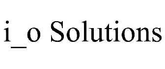 I_O SOLUTIONS