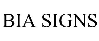 BIA SIGNS