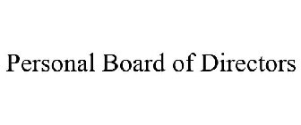 PERSONAL BOARD OF DIRECTORS