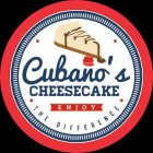 CUBANO'S CHEESECAKE ENJOY THE DIFFERENCE